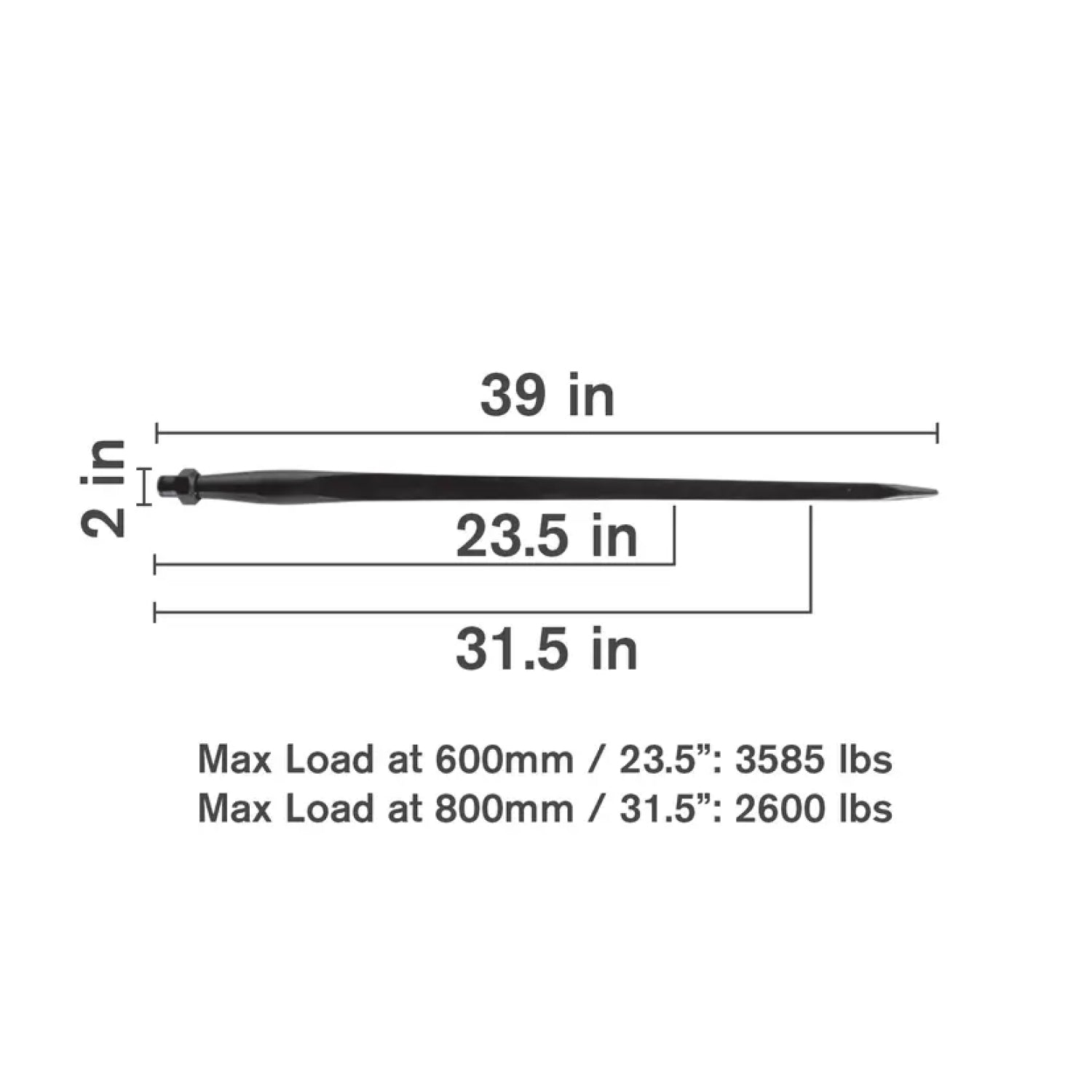 39" Bale Spear Conus II