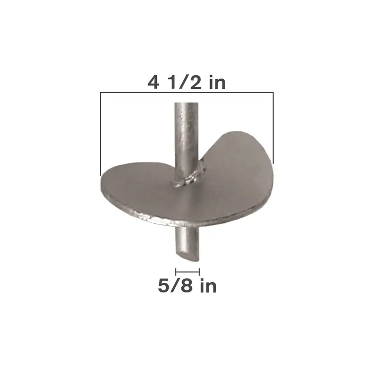 48" x 5/8" x 4-1/2" Hot Dipped Galvanized Earth Anchor-zoom-2