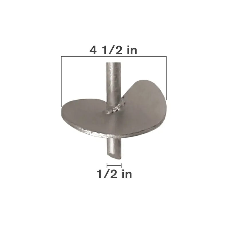 36" x 1/2" x 4-1/2" Hot Dipped Galvanized Earth Anchor-zoom-