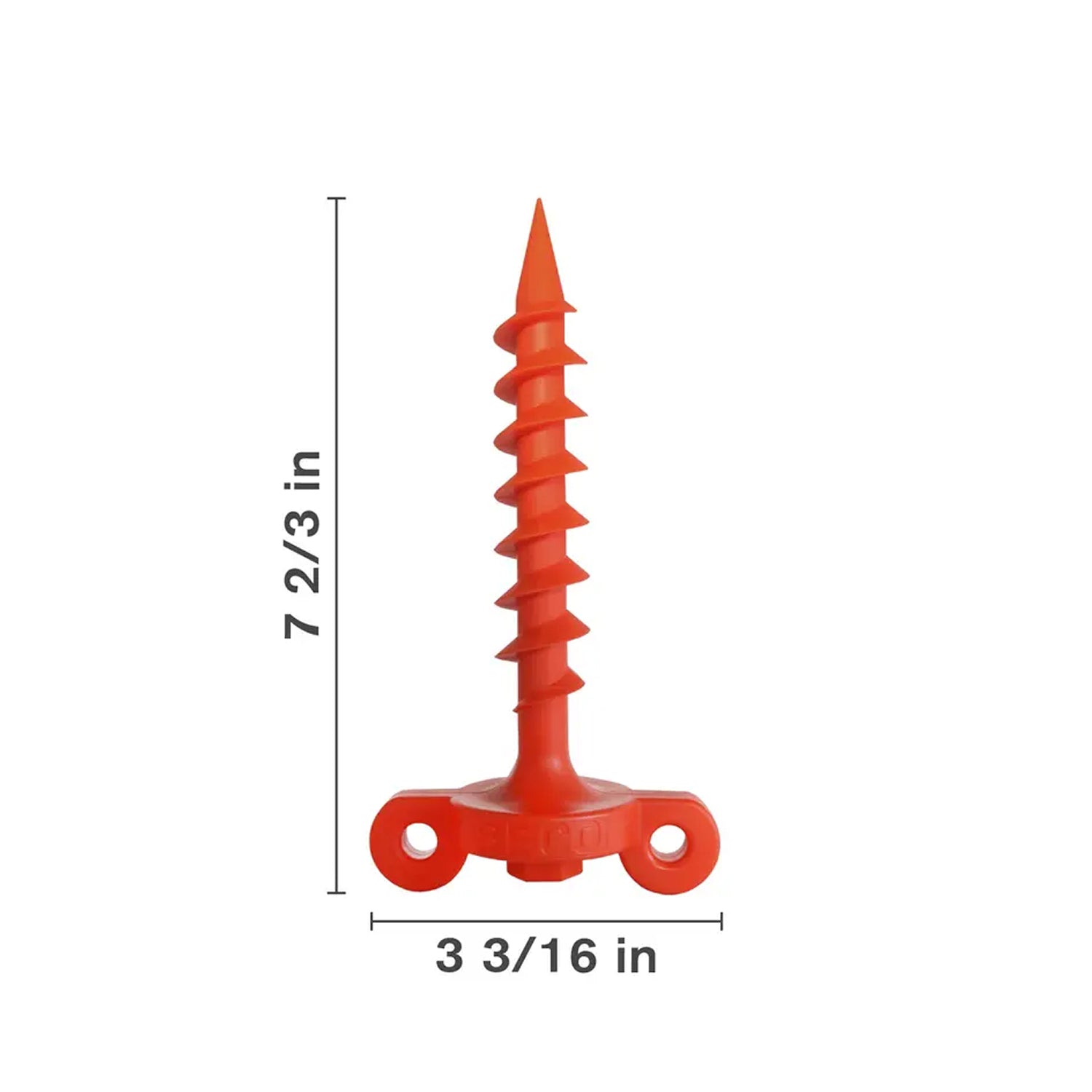 7-2/3" x 3-3/16" Plastic Hay Anchor-zoom-1