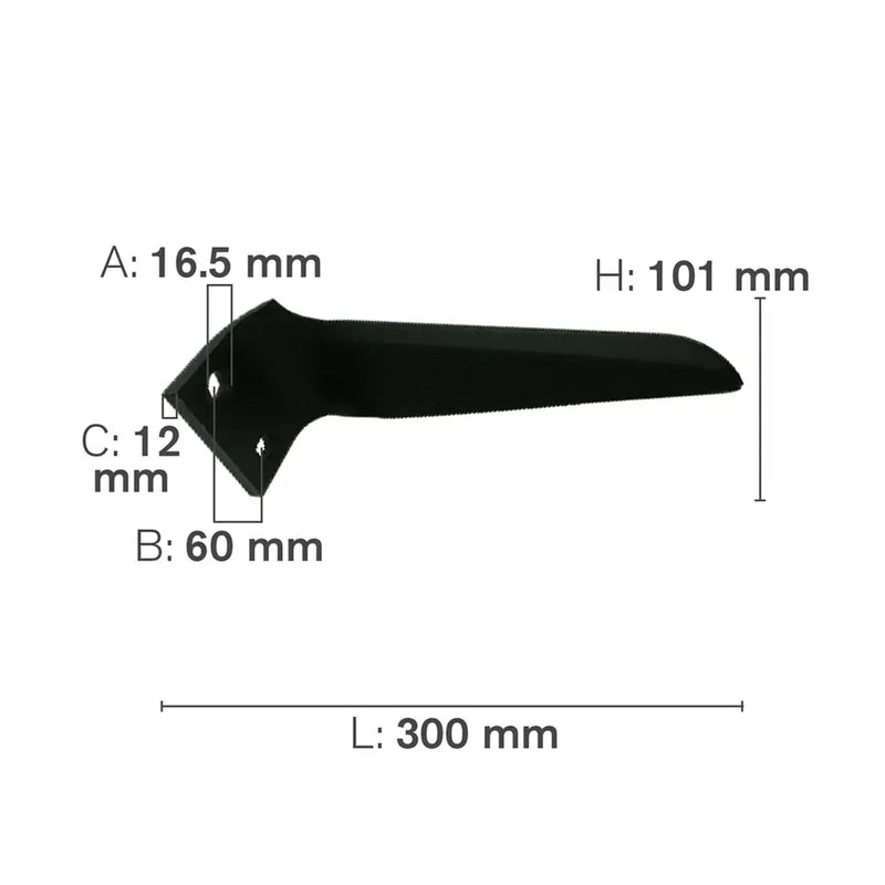 Power Harrow Blade, Left Hand, CW-zoom-
