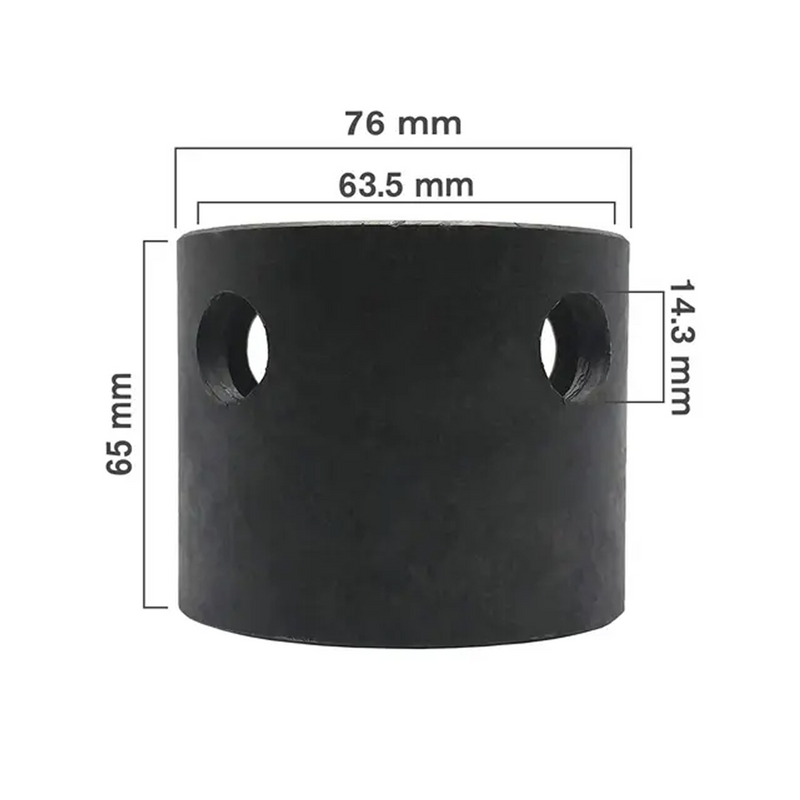 2 1/2" Mounting Pipe for 5,000 LB Jack-zoom-