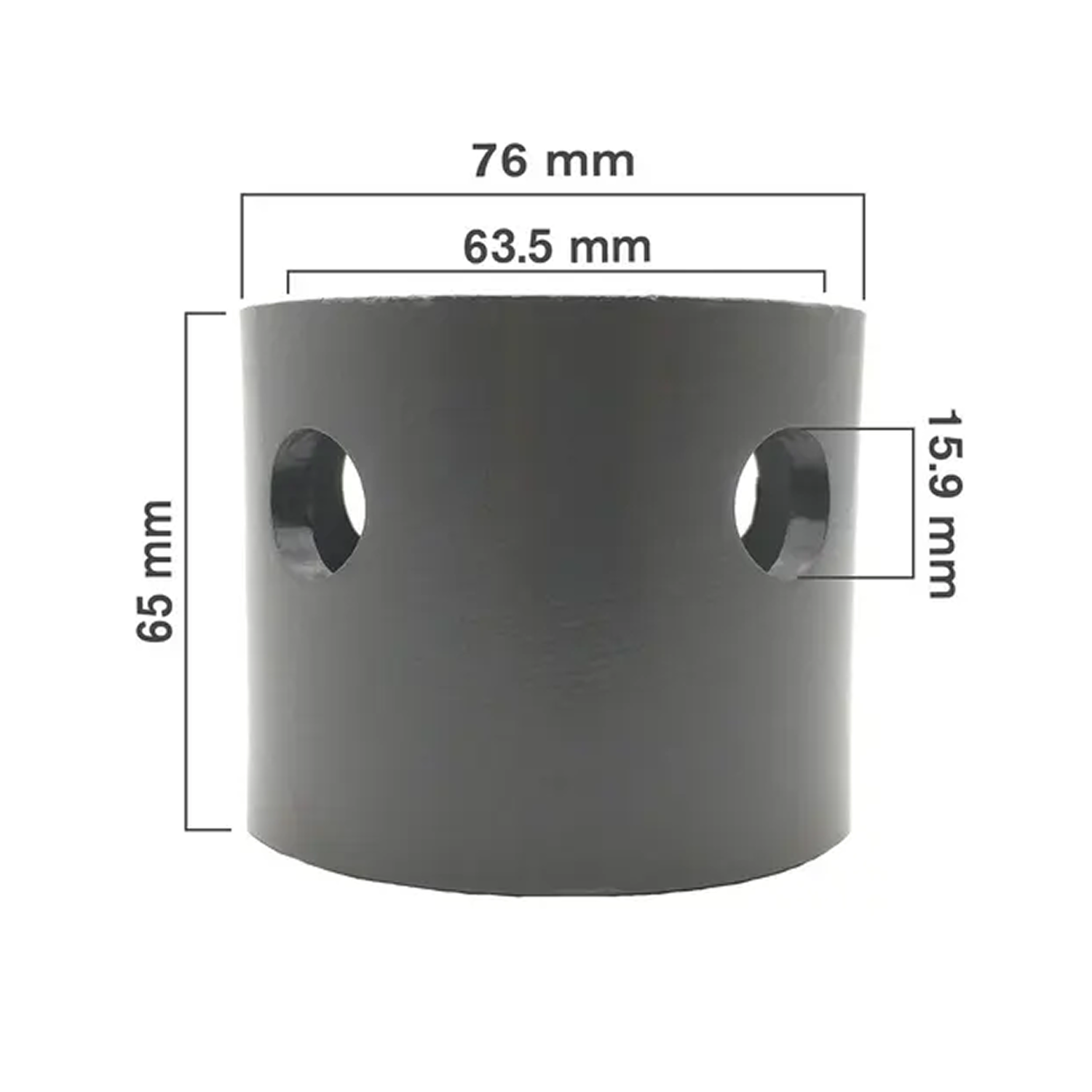 2 1/2" Mounting Pipe for 5,000 LB Jack-zoom-1