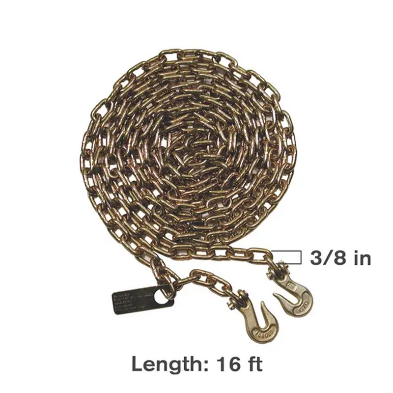 16' x 3/8" G70 Chain Assembly-zoom-