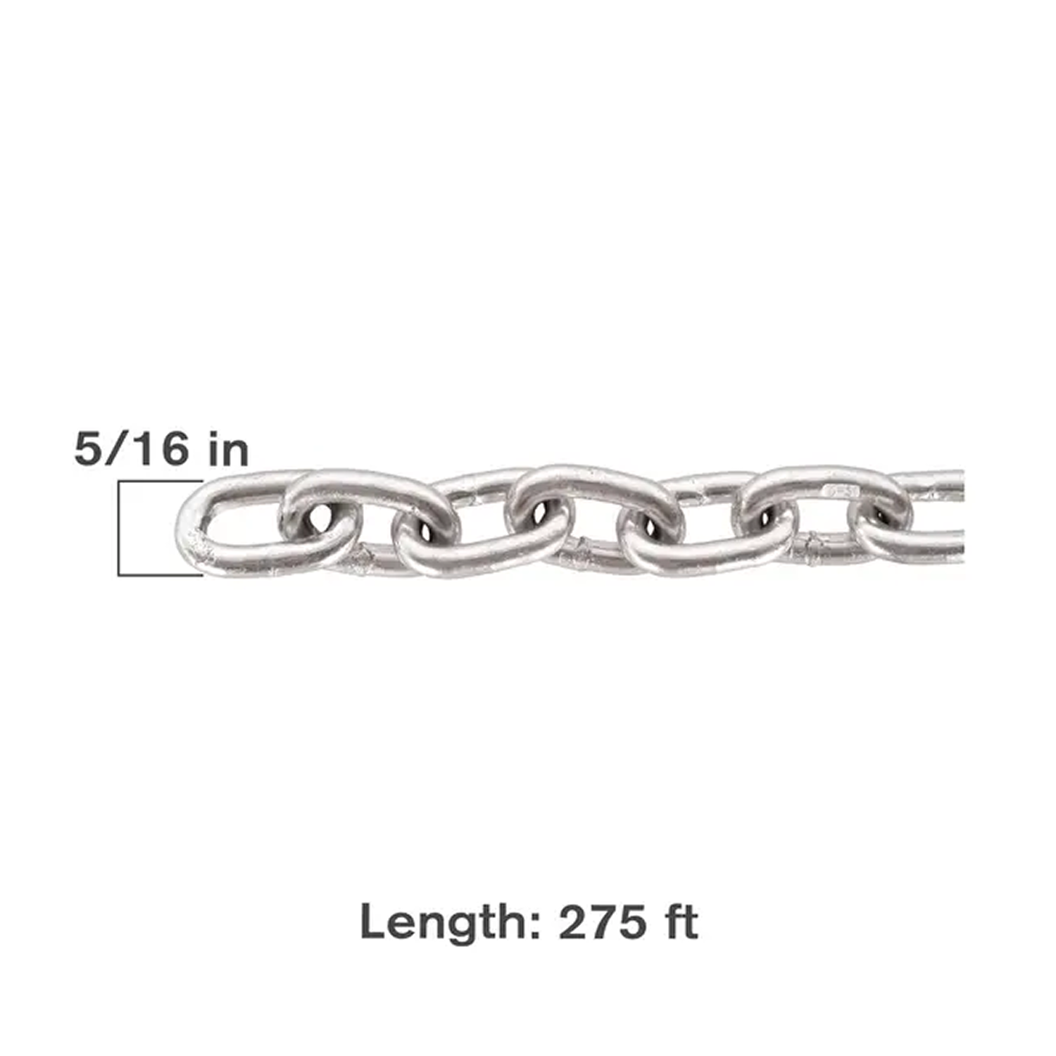275' x 5/16" G70 Bulk Chain