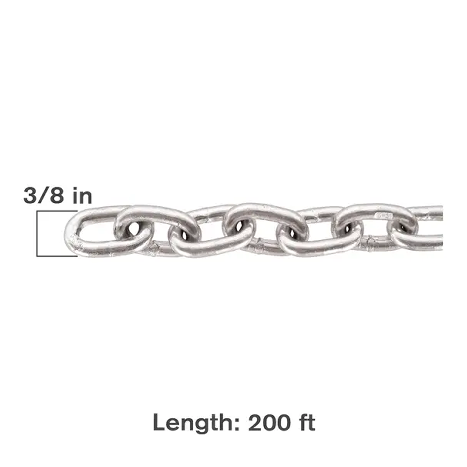 200' x 3/8" G30 Bulk Chain-1