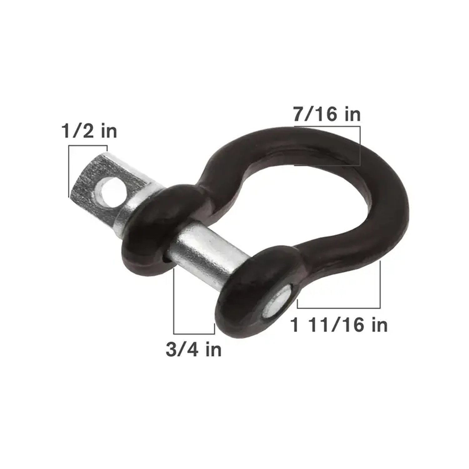 Straight Clevis 7/16" 4000 lb – 64.350.716