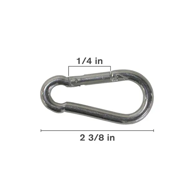 2-3/8" Spring Clip, Zinc Plated-zoom-