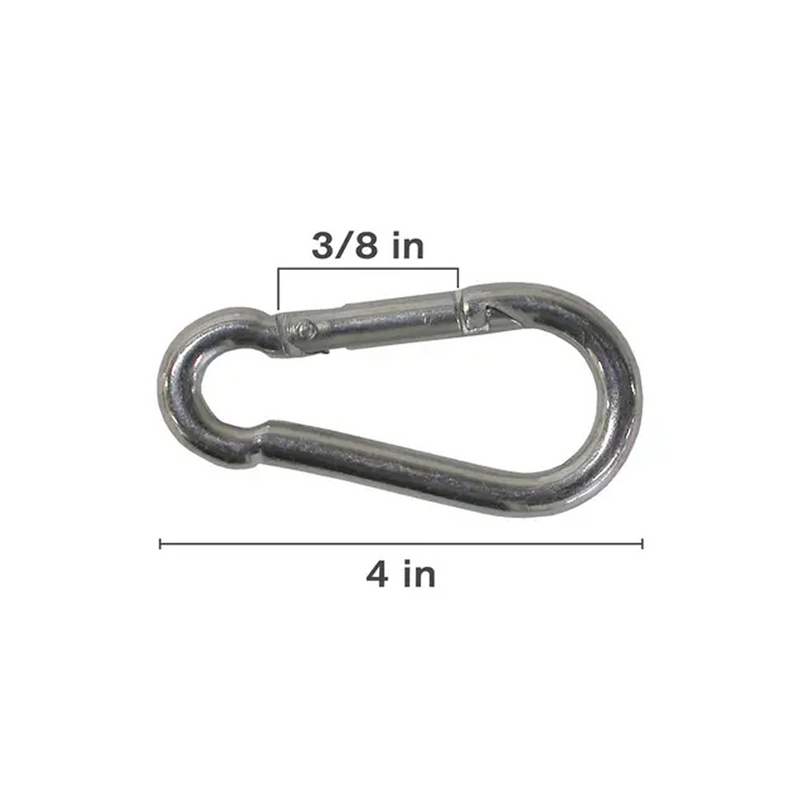 4" Spring Clip, Zinc Plated-zoom-