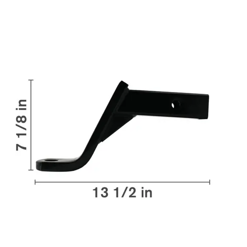 Trailer Ball Mount, 6" Drop-zoom-