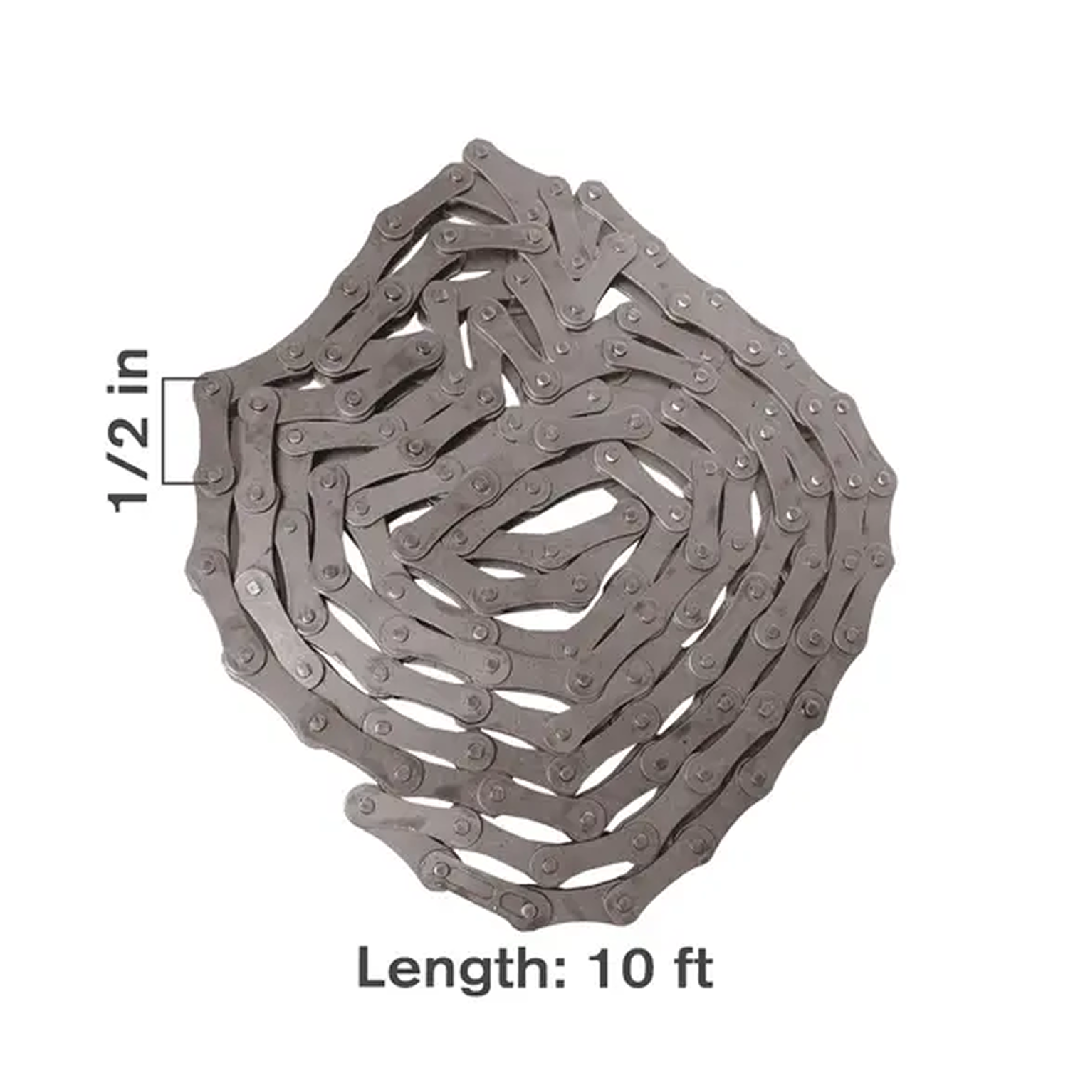 10' x 1/2" Roller Chain, #41
