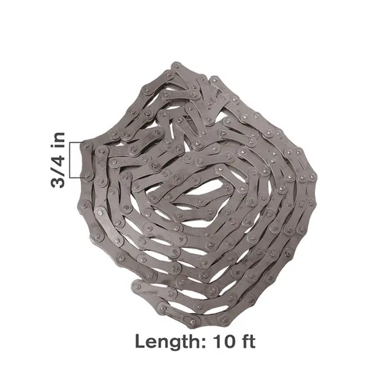 10' x 3/4" Roller Chain, #60-zoom-