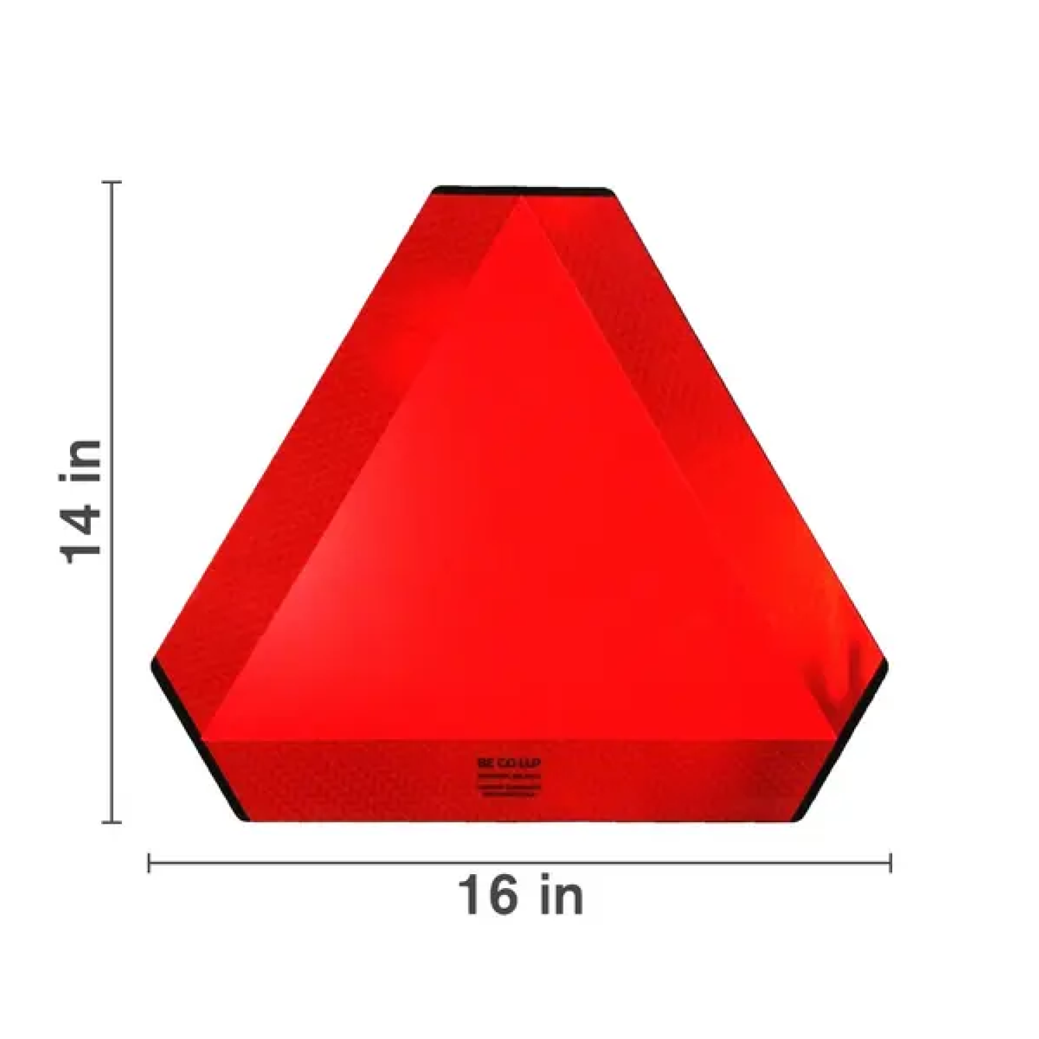 SMV Sign, Plastic