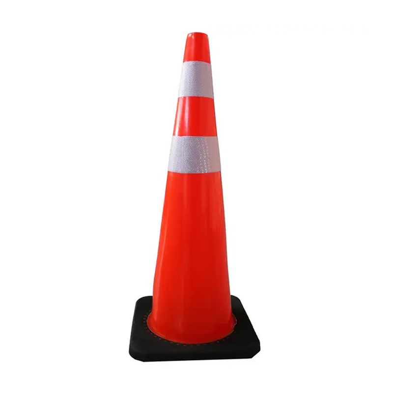 Traffic Pylon, 36" Dual Relfective-zoom-