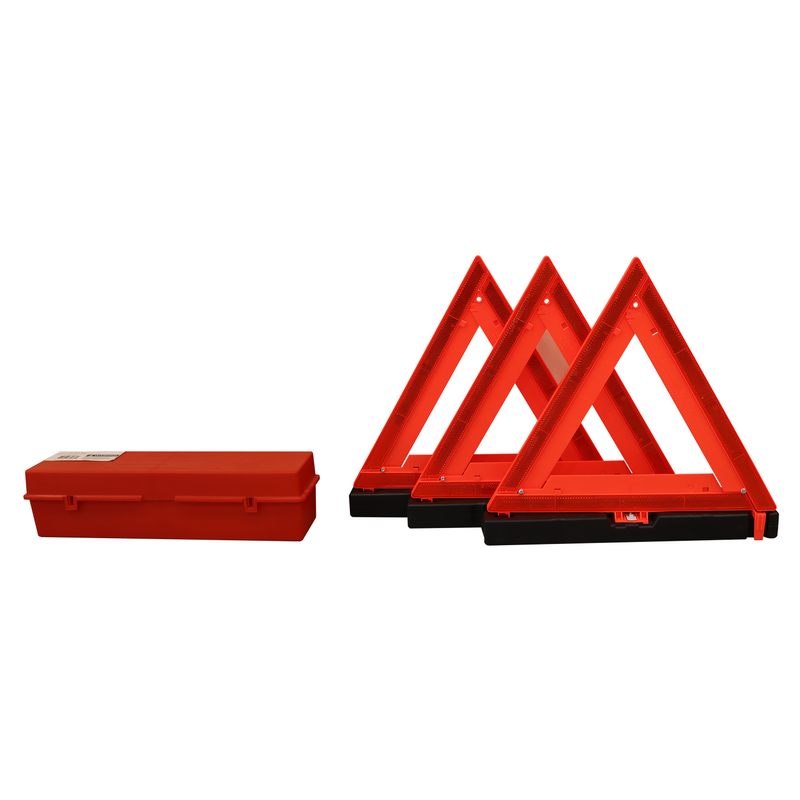 Vehicle Safety Triangle Kit, 3 Pack-zoom-