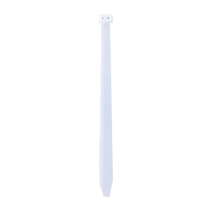 24" White Cable Tie, 25 Pack-zoom-