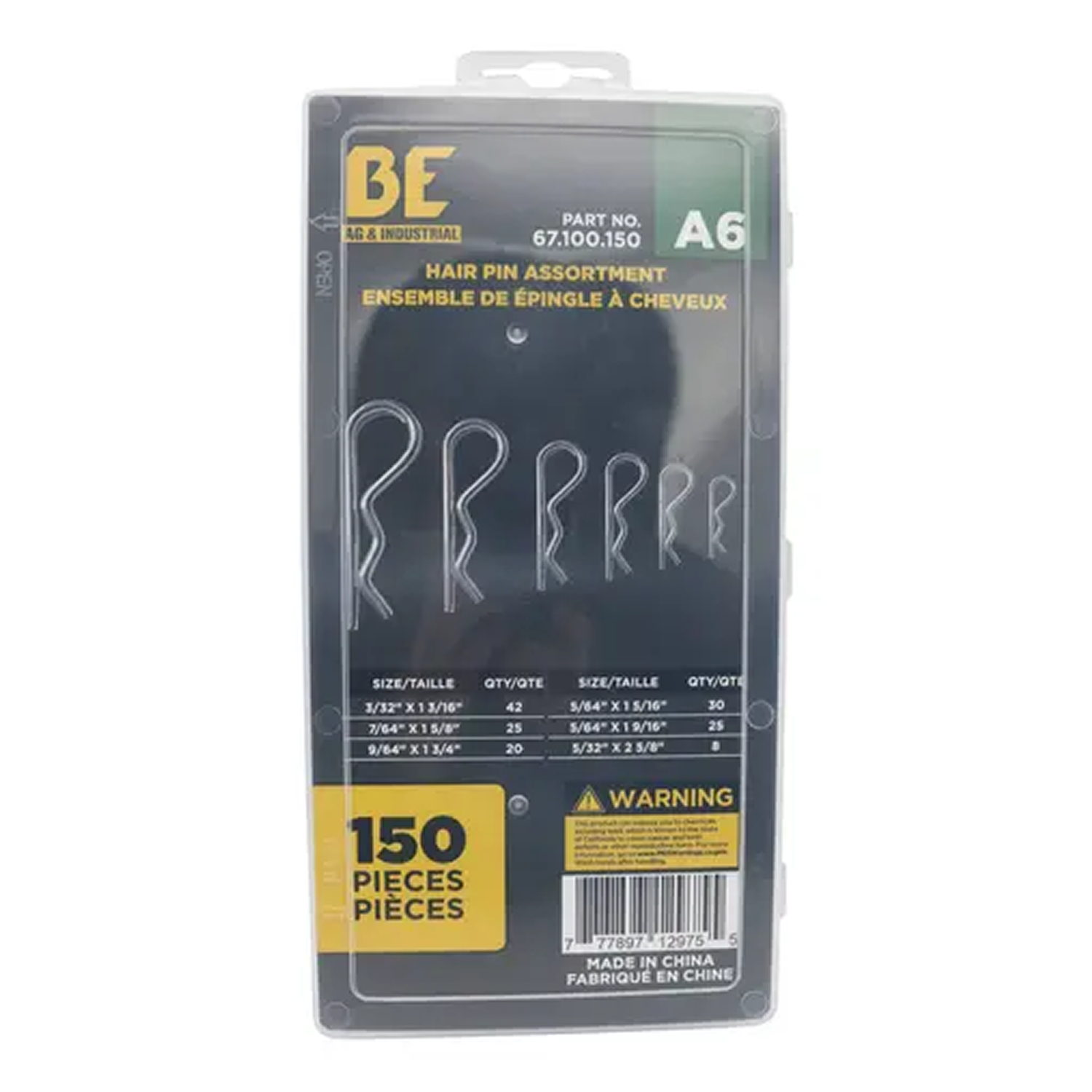 150-Piece Hair Pin Assortment Kit-zoom-1