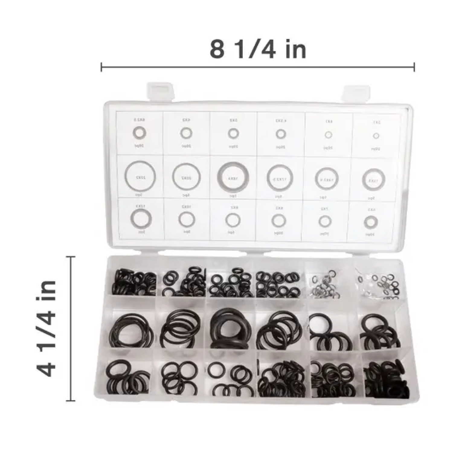407-Piece SAE O-Ring Assortment Kit-zoom-1