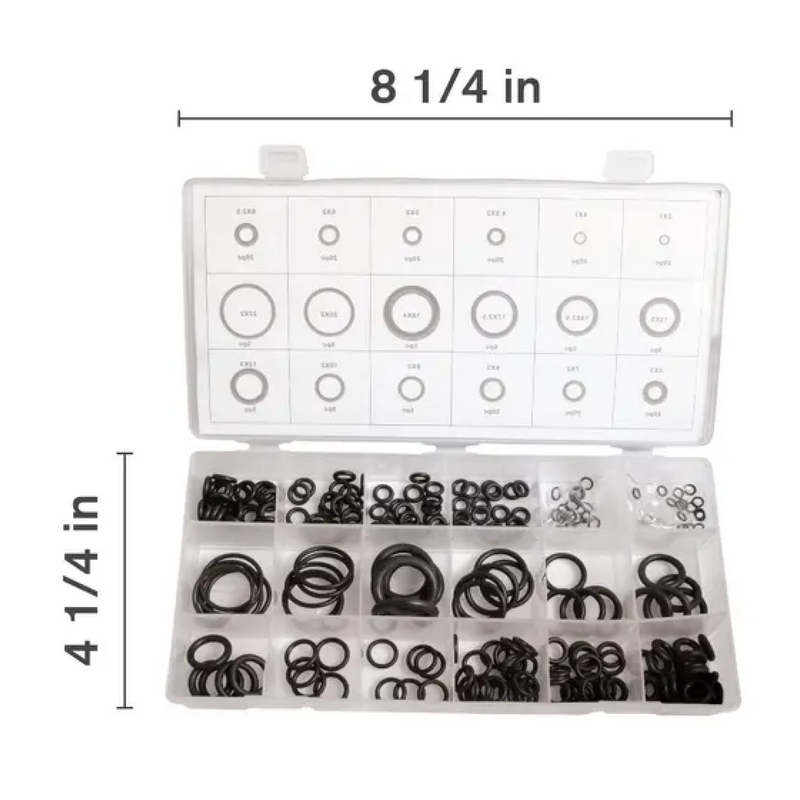 407-Piece SAE O-Ring Assortment Kit-zoom-