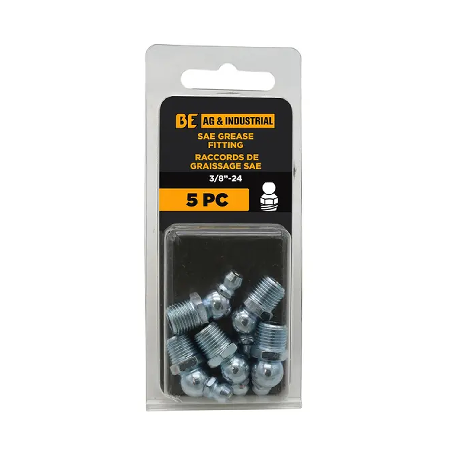 5-Piece 1/8" NPT 45° SAE Grease Fittings Kit-zoom-1