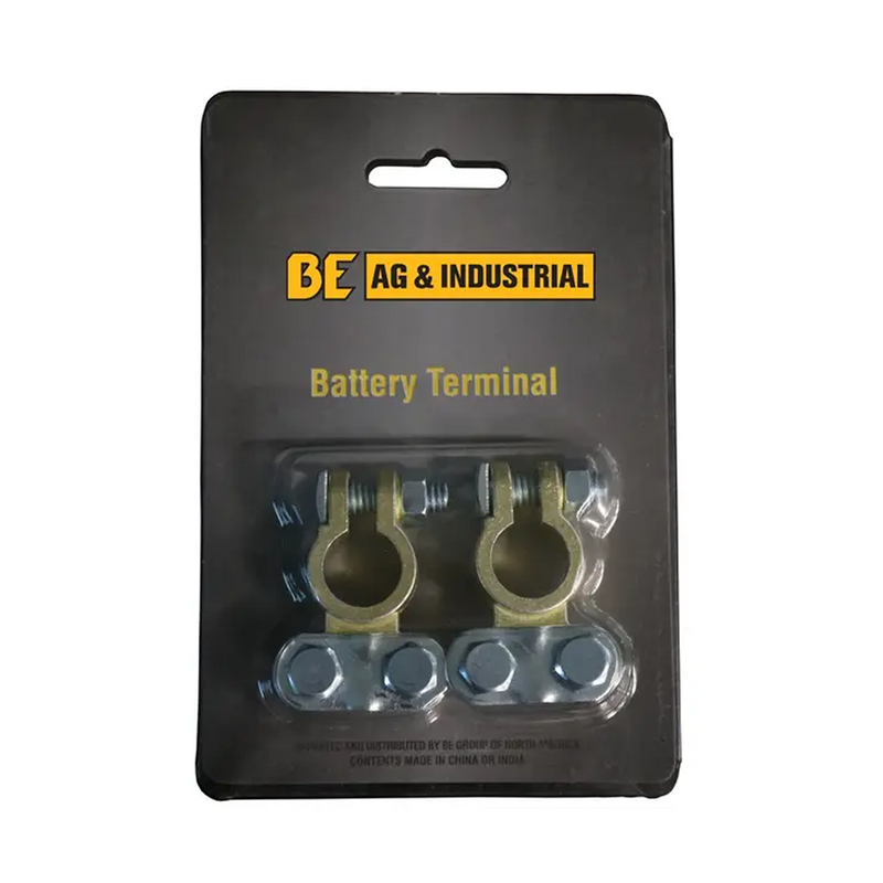 2-Piece Universal Brass Battery Terminal-zoom-