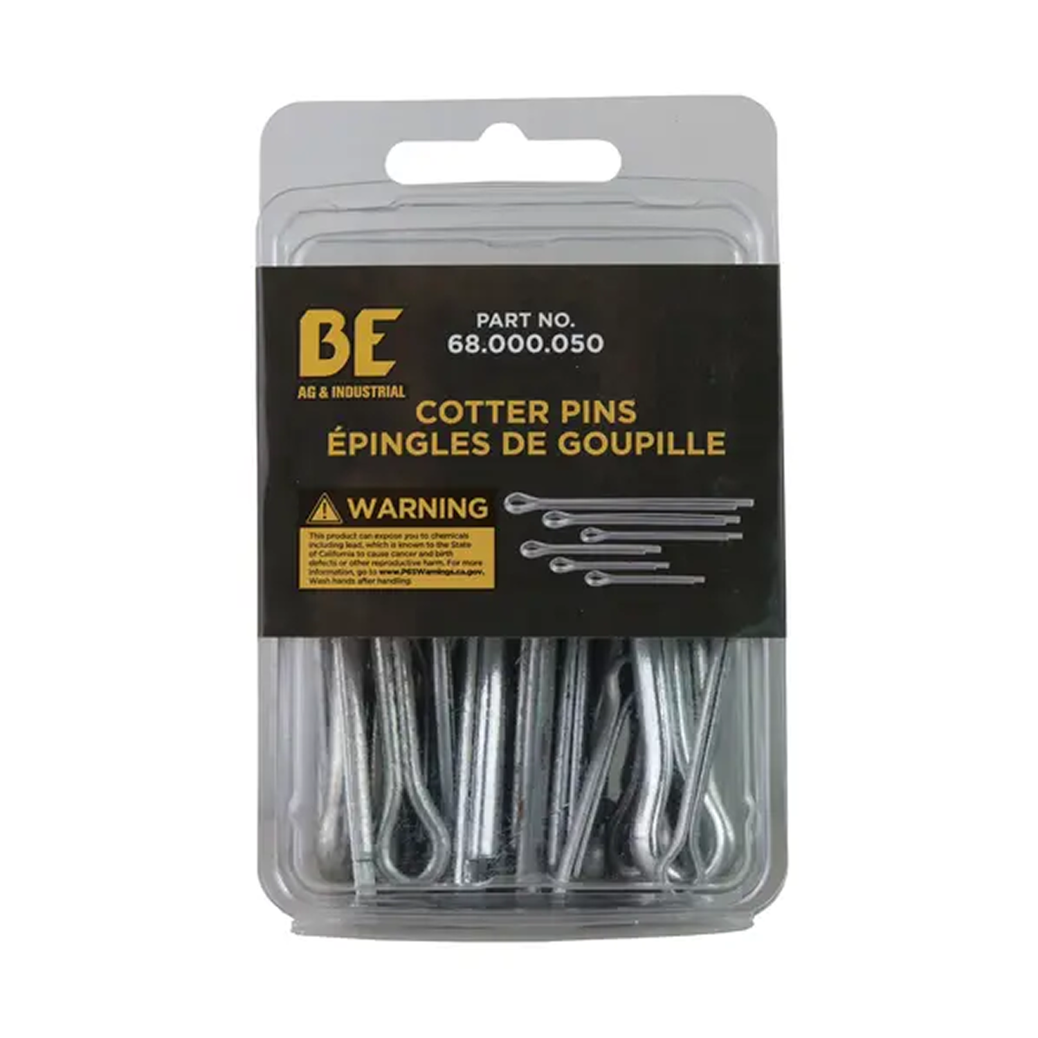 Cotter Pin Assortment 50-Piece Zinc-Plated – 68.000.050-zoom-1