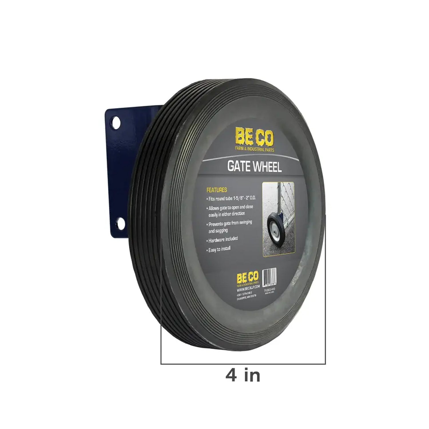 1-5/8" x 2" Short Gate Wheel