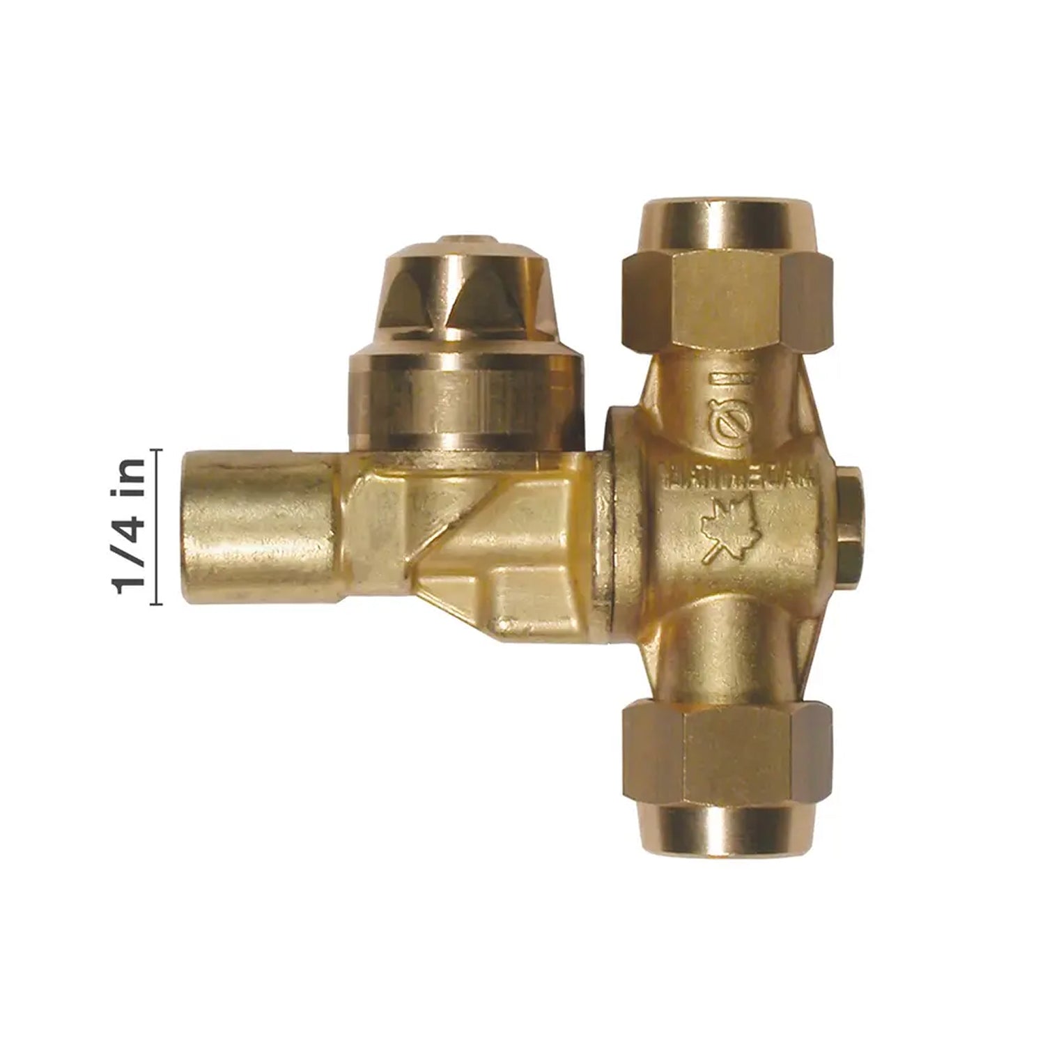 1/4" FNPT Braglia Brass Rollover Nozzle