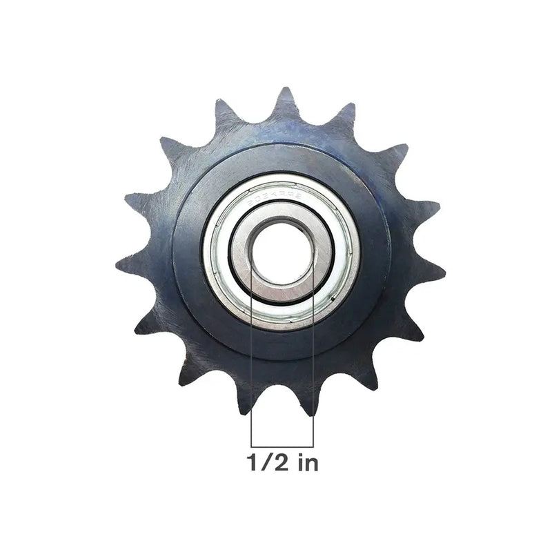 #50 Idler Sprocket, 15T, 1/2” Bore-zoom-