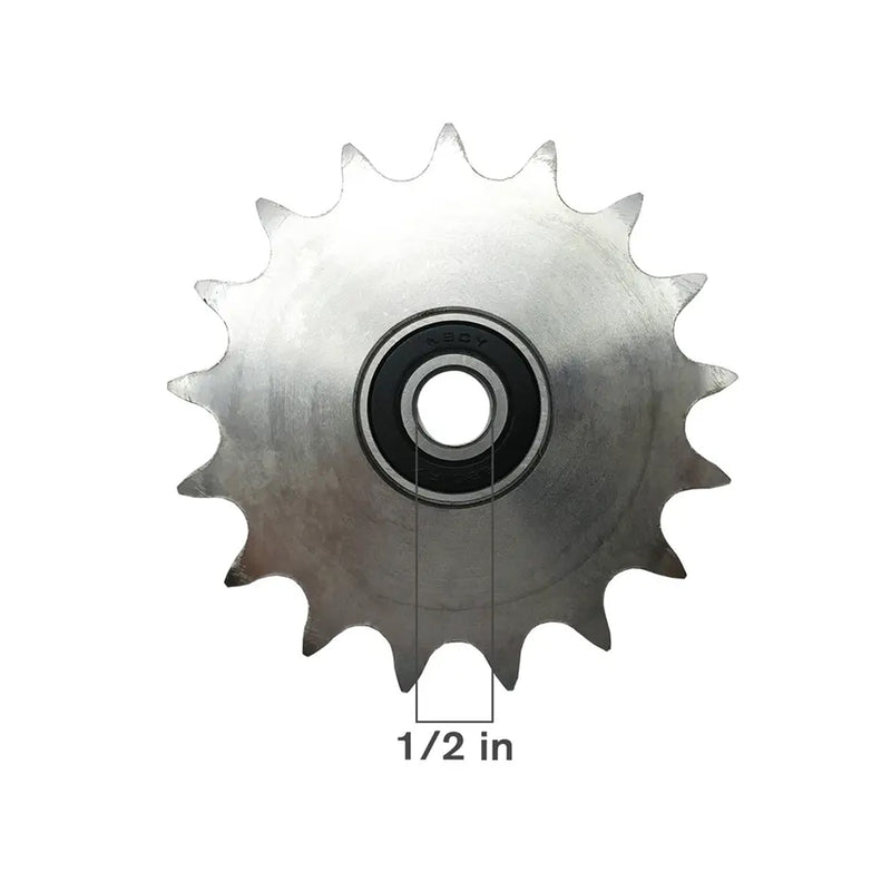 #50 Idler Sprocket, 17T, 1/2" Bore-zoom-