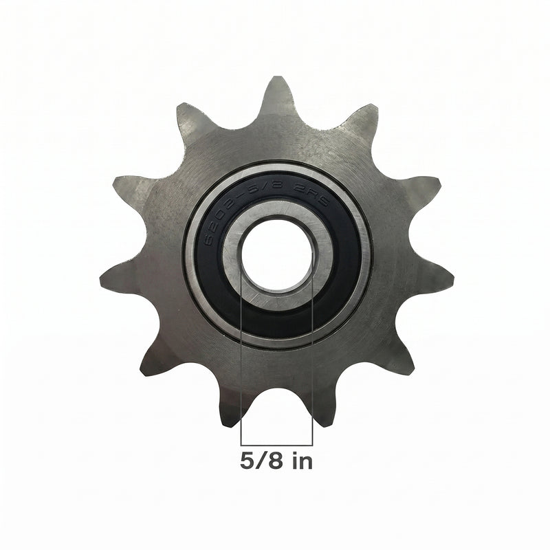 #60 Idler Sprocket, 11T, 5/8" Bore-zoom-