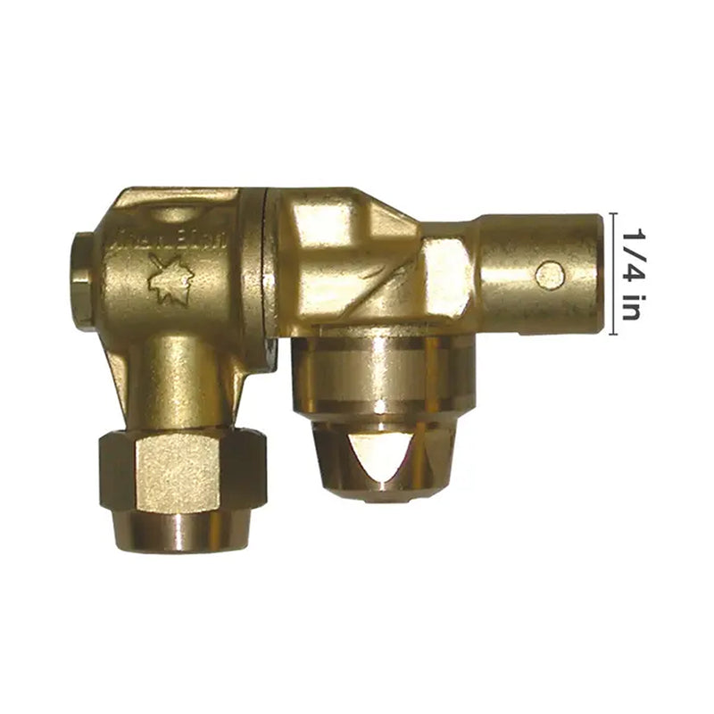 Braglia Brass Rollover Nozzle, 1/4" Female-zoom-