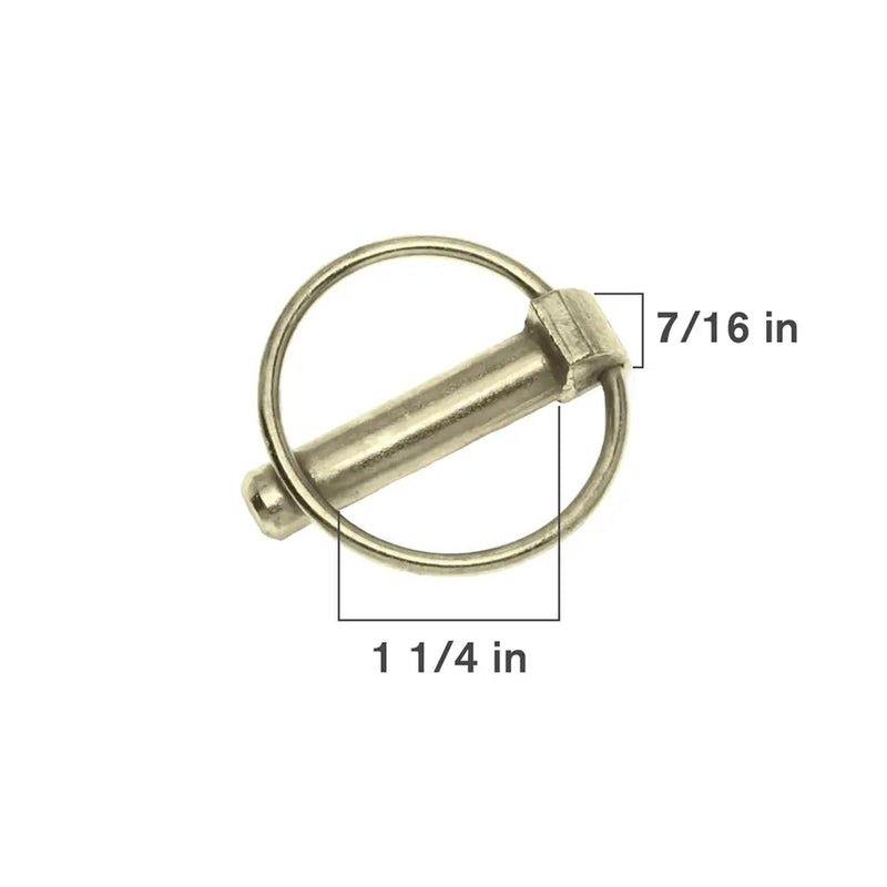 100-Piece 7/16" x 1-1/4" Lynch Pins-zoom-