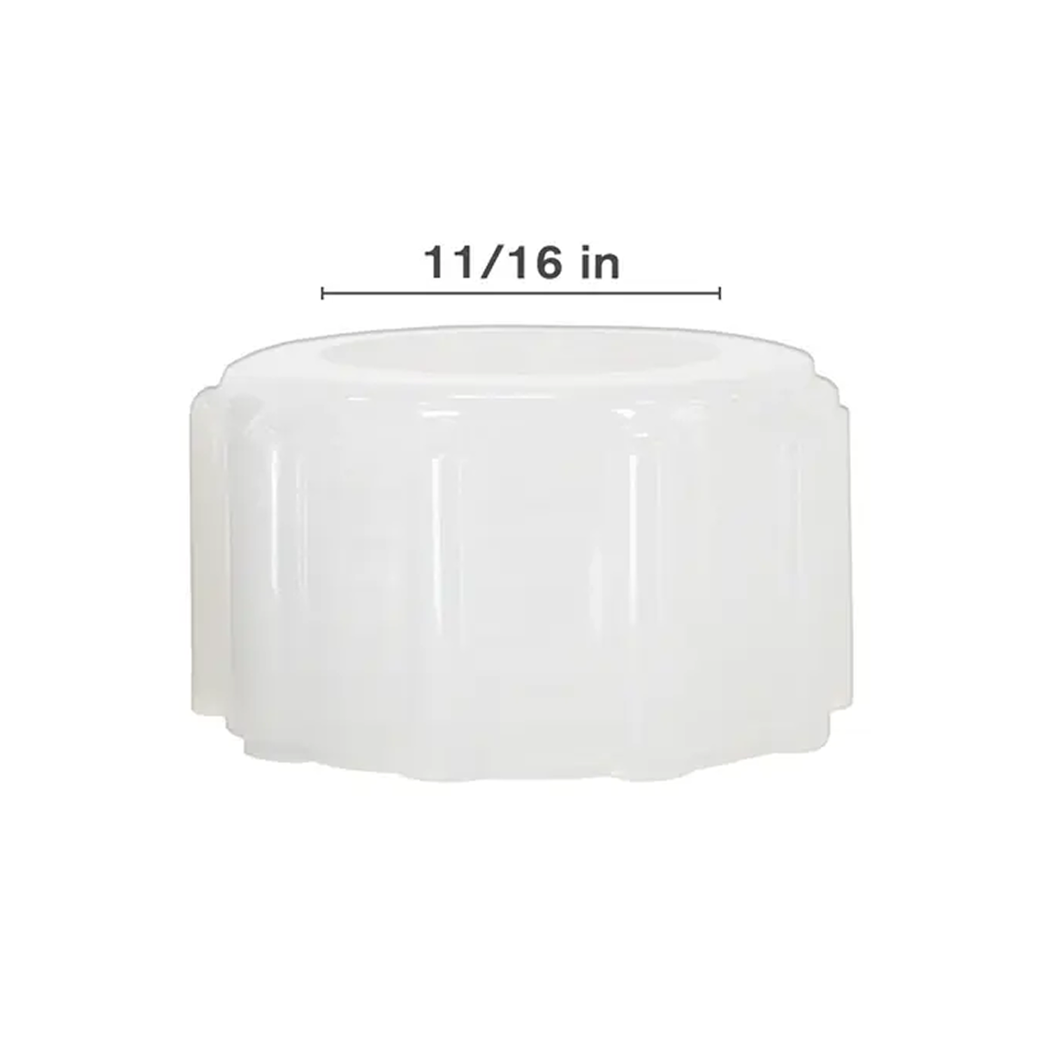 11/16" Nylon Nozzle Retaining Nut-zoom-1