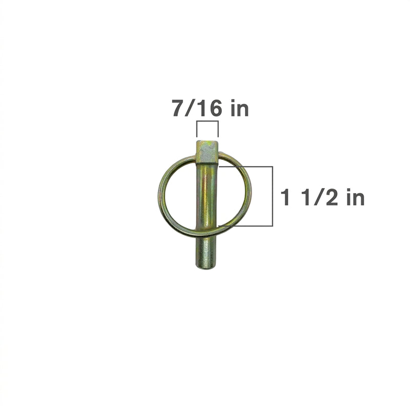 100-Piece 7/16" x 1-1/2" Lynch Pins-zoom-