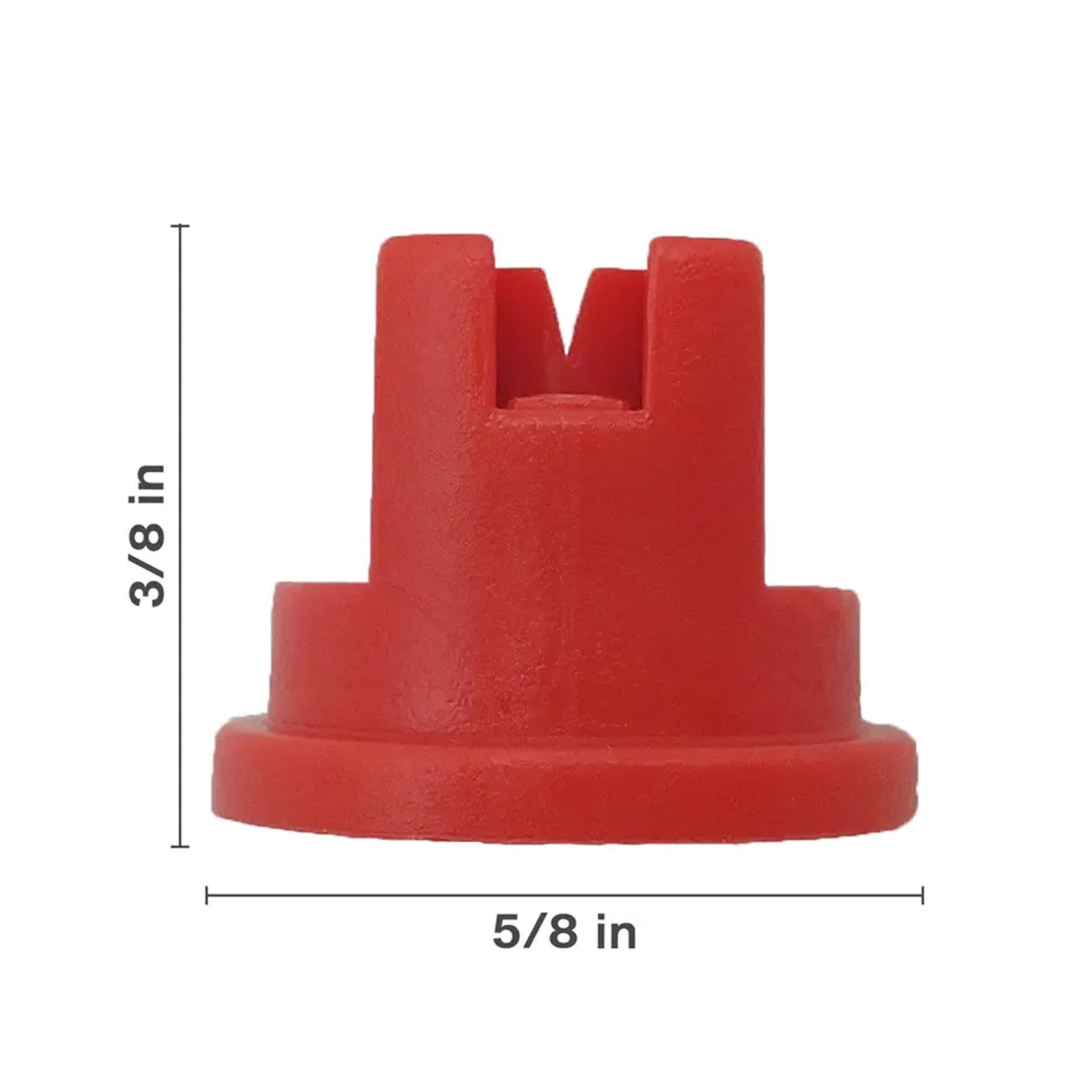 Polyacetal Red Nozzle, 80°, #4-1