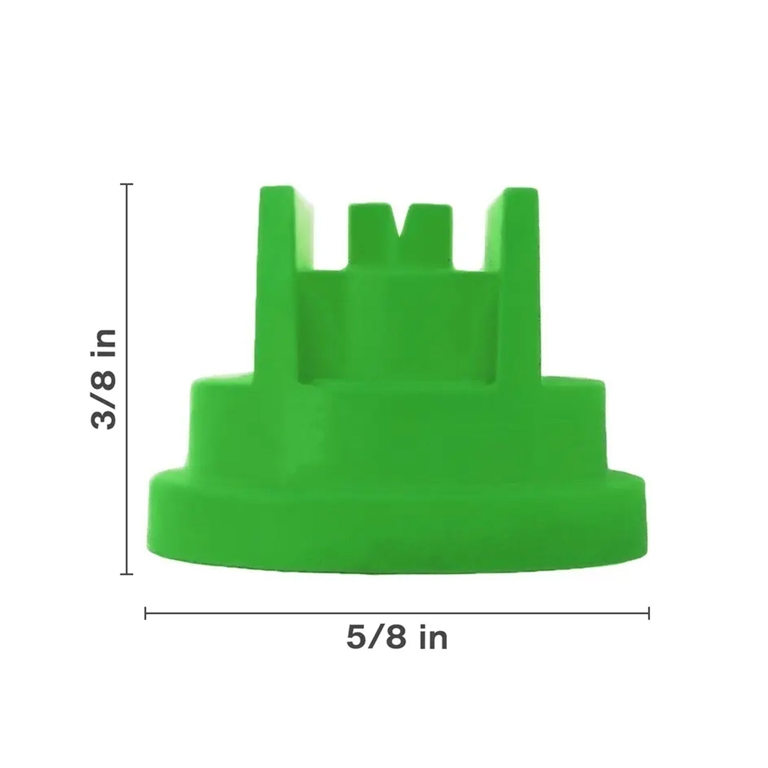 Polyacetal Green Nozzle, 80°, #1.5