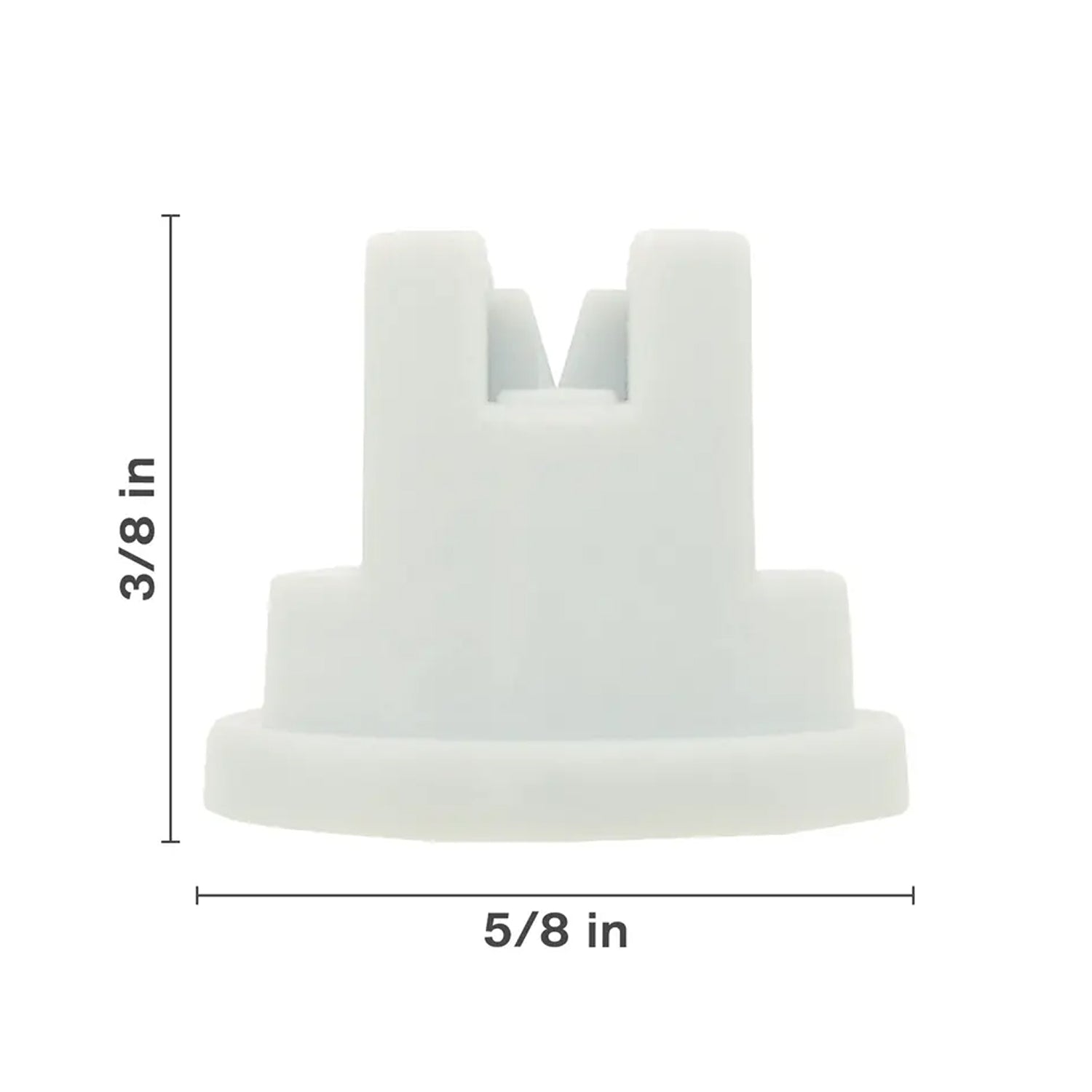 Polyacetal White Nozzle 110°, #8-1