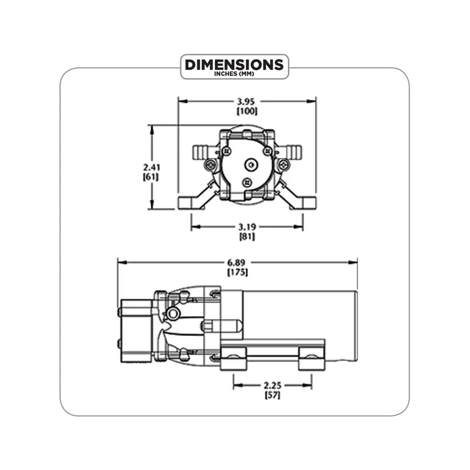 EF1000 Demand Pump, 12 V, 1 GPM-2