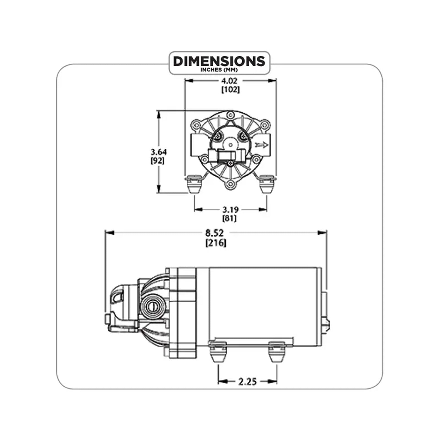 EF2200 Demand Pump, 12 V, 2.2 GPM-2
