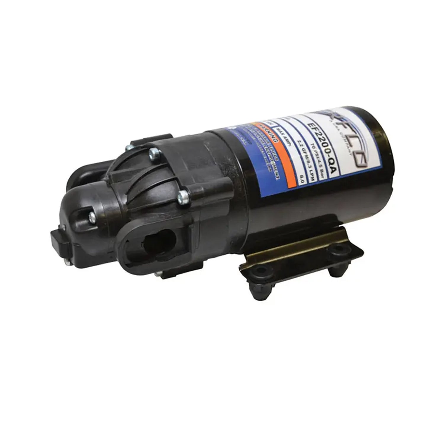 EF2200 Demand Pump, 12 V, 2.2 GPM, Quick Attach