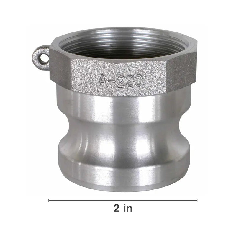 Type A Aluminum Camlock, 2"-zoom-