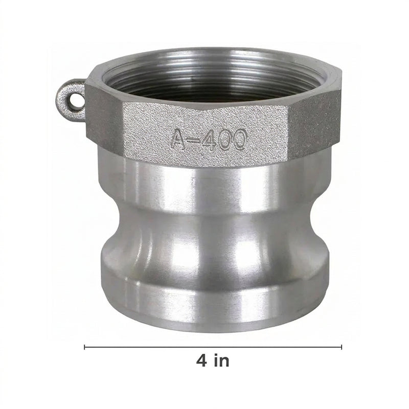 Type A Aluminum Camlock, 4"-zoom-