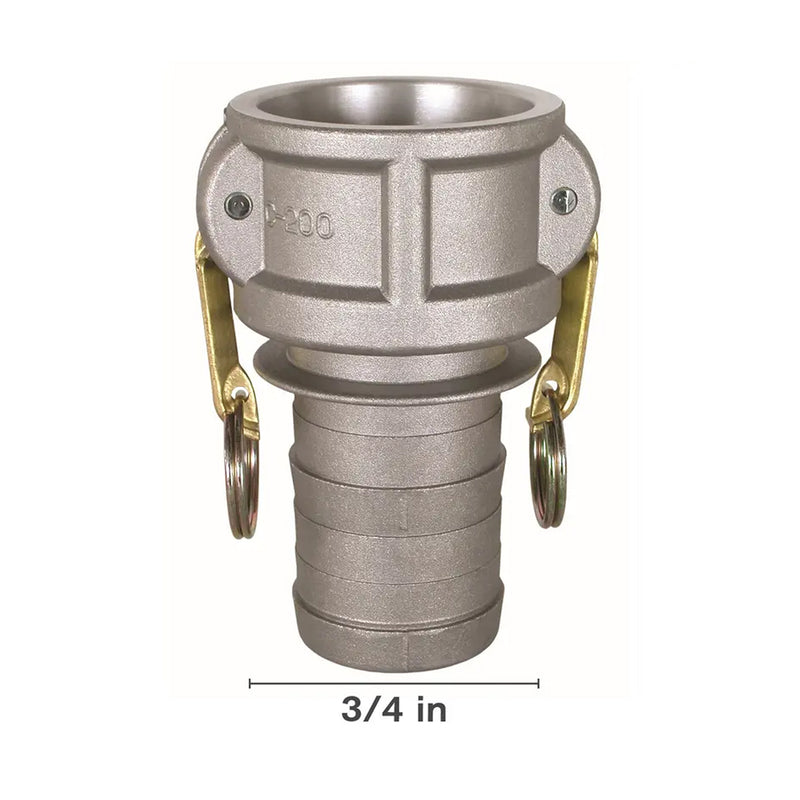 Type C Aluminum Camlock, 3/4"-zoom-