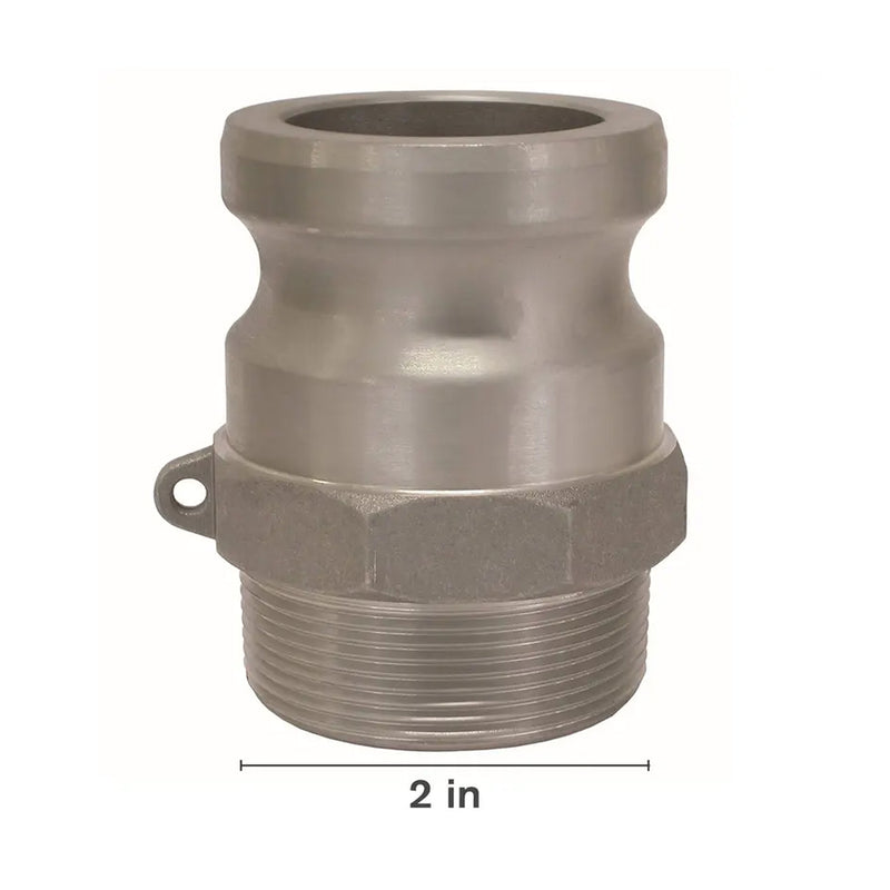 Type F Aluminum Camlock, 2"-zoom-