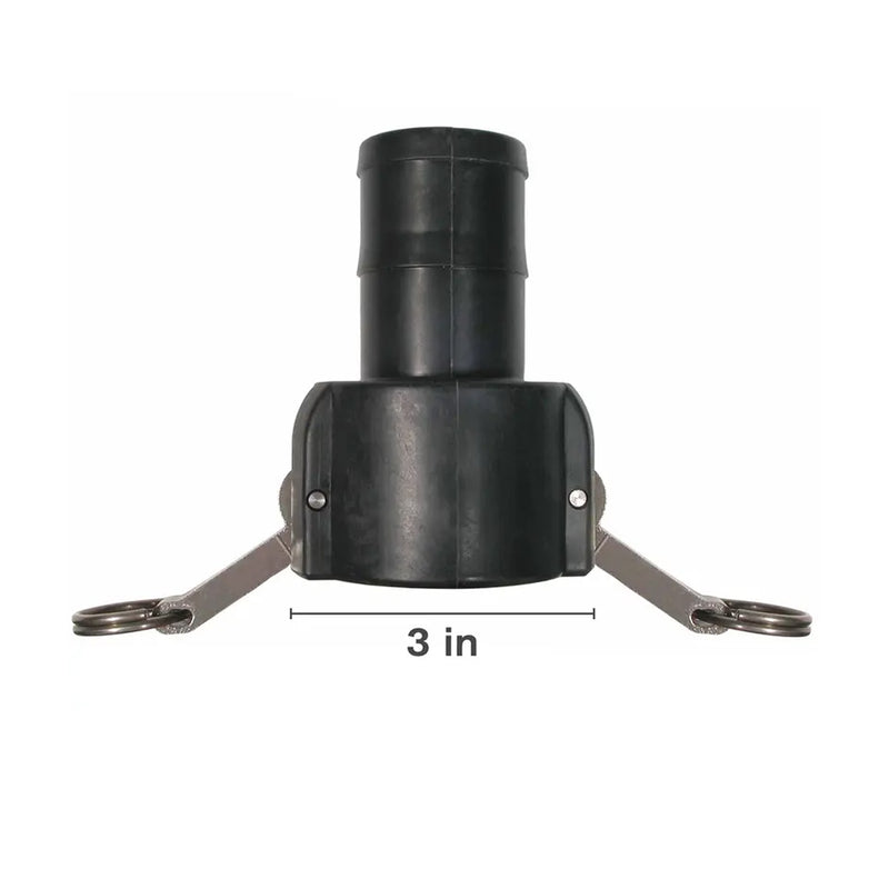 Type C Polypropylene Camlock, 3"-zoom-