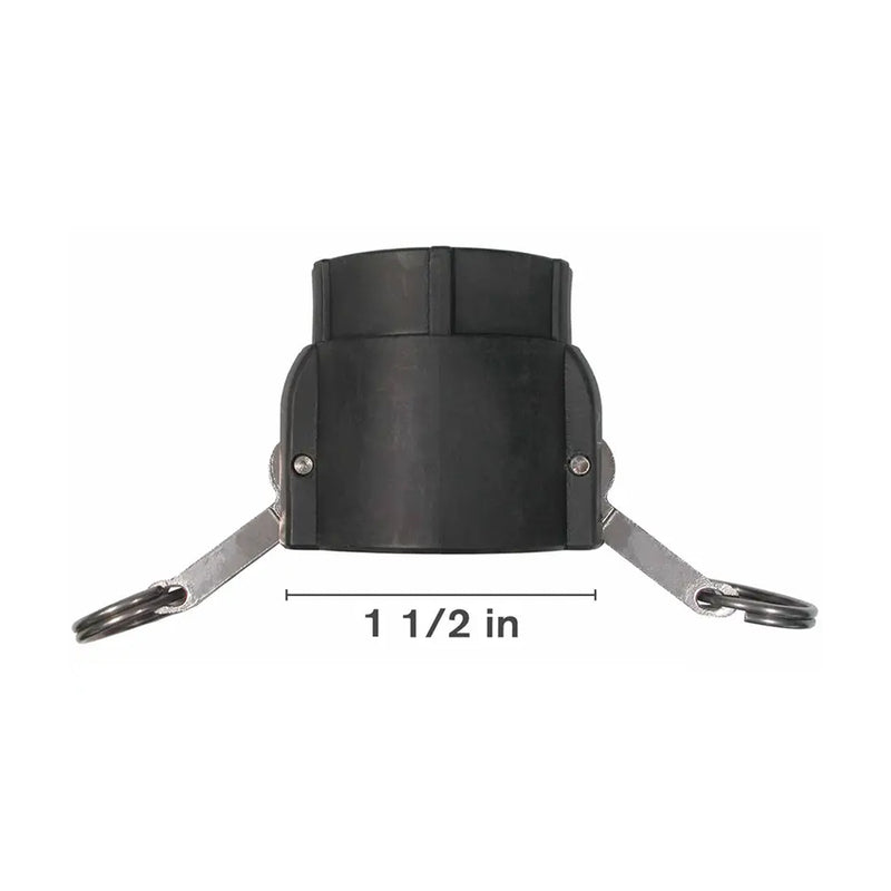 Type D Polypropylene Camlock, 1-1/2"-zoom-