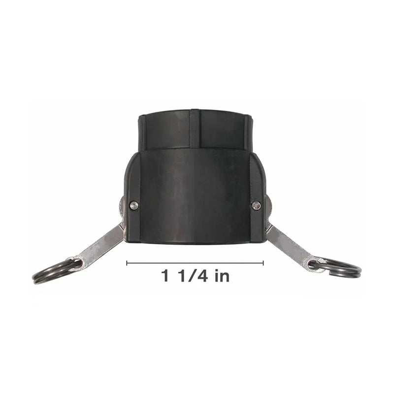 Type D Polypropylene Camlock, 1-1/4"-zoom-