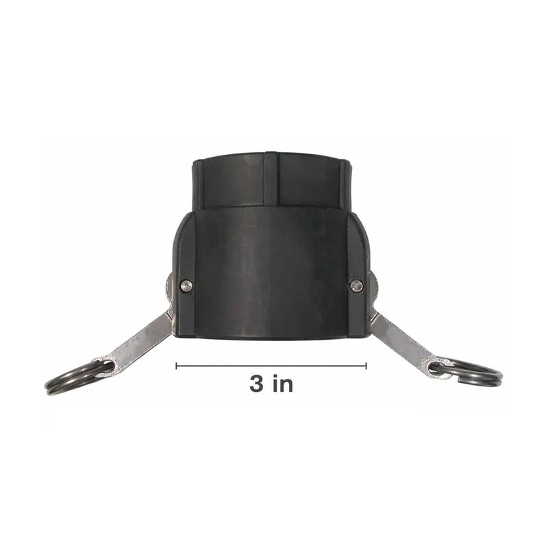 Type D Polypropylene Camlock, 3"-zoom-