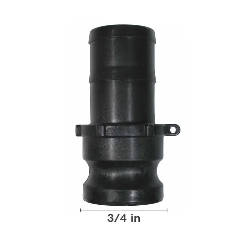 Type E Polypropylene Camlock, 3/4"-zoom-